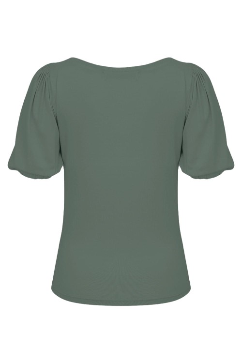 VIVA z krótkimi rękawami Balsam Green tył.jpg