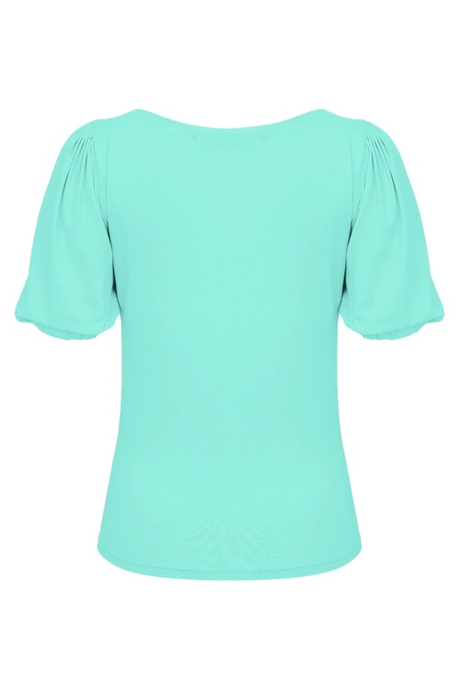 VIVA z krótkimi rękawami Blue Turquoise tył.jpg