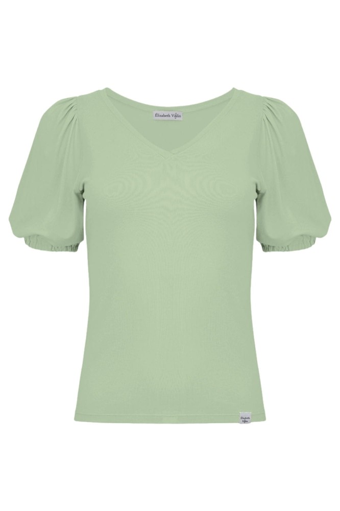 VIVA z krótkimi rękawami Iceberg Green przód.jpg