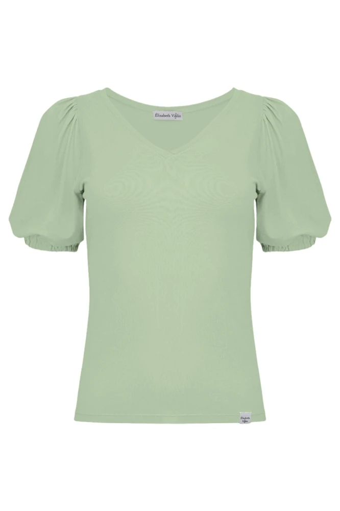 VIVA z krótkimi rękawami Iceberg Green przód.jpg