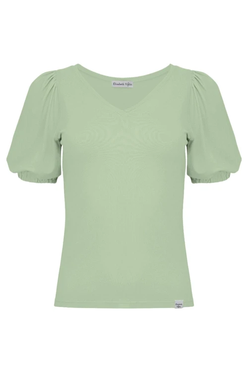 VIVA z krótkimi rękawami Iceberg Green przód.jpg