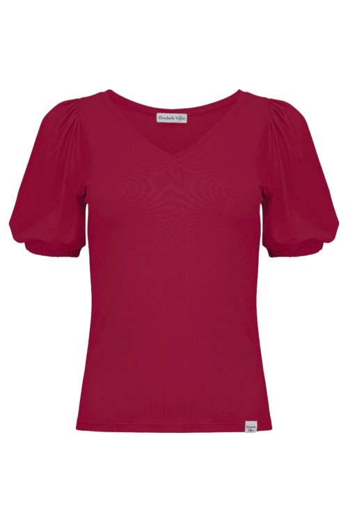 VIVA z krótkimi rękawami Jalapeño Red 2.0 przód.jpg