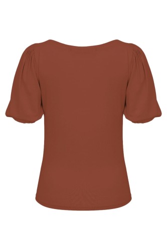 VIVA z krótkimi rękawami Burnt Henna tył.jpg