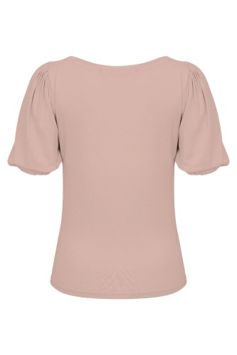 VIVA z krótkimi rękawami Warm Taupe tył.jpg