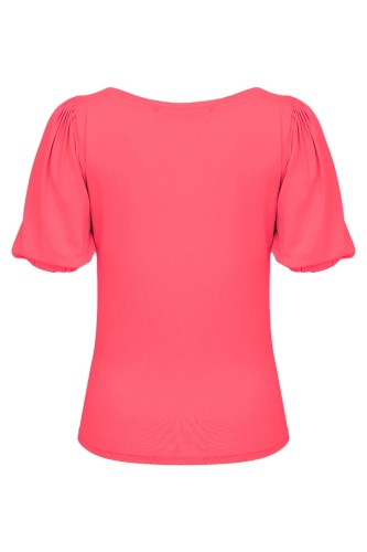 VIVA z krótkimi rękawami Rouge Red tył.jpg