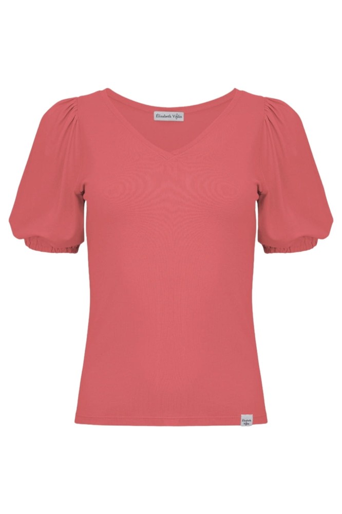 VIVA z krótkimi rękawami Garnet Rose przód.jpg