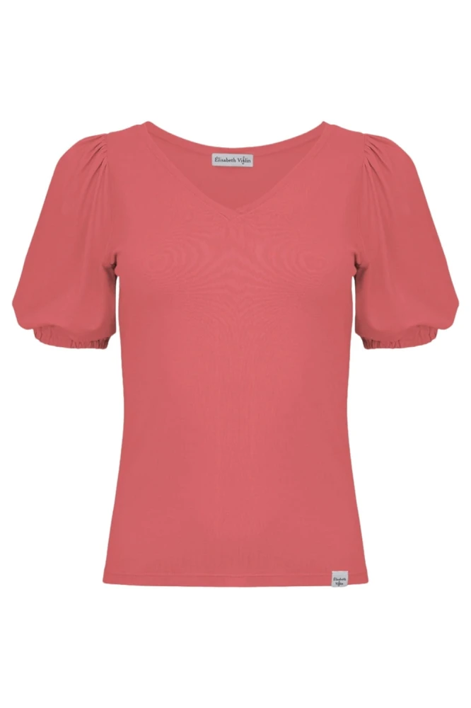 VIVA z krótkimi rękawami Garnet Rose przód.jpg