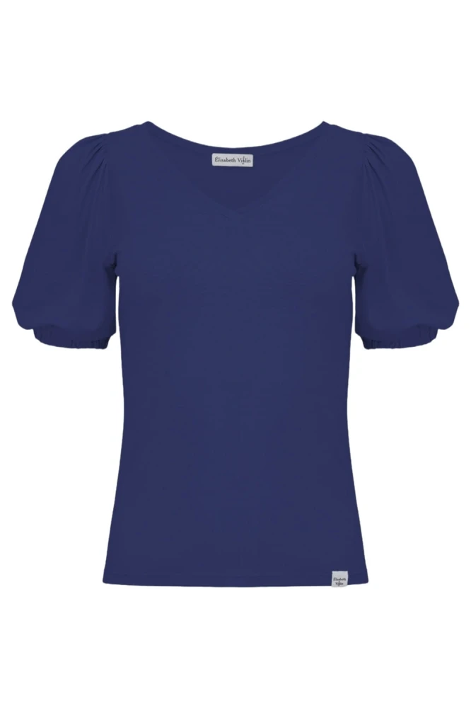 VIVA z krótkimi rękawami Sodalite Blue przód.jpg