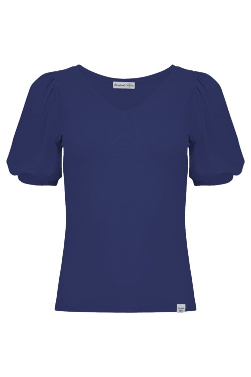 VIVA z krótkimi rękawami Sodalite Blue przód.jpg