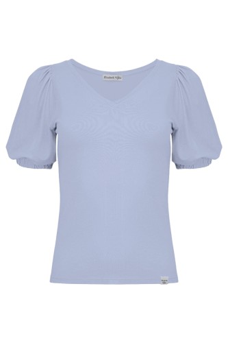 VIVA z krótkimi rękawami Faded Denim przód.jpg