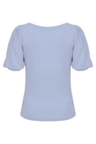 VIVA z krótkimi rękawami Faded Denim tył.jpg