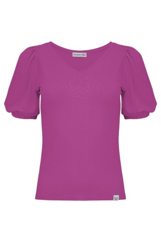 VIVA z krótkimi rękawami Festival Fuchsia przód.jpg