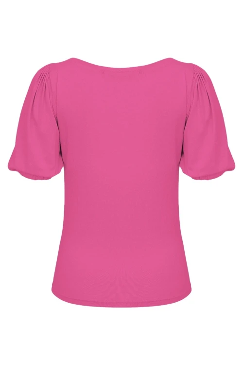 VIVA z krótkimi rękawami Fuchsia Rose tył.jpg