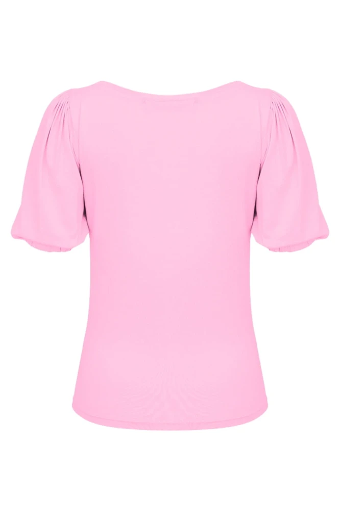 VIVA z krótkimi rękawami Sea Pink tył.jpg