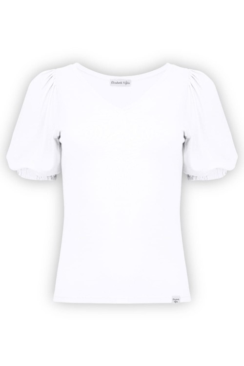VIVA z krótkimi rękawami Brilliant White przód.jpg