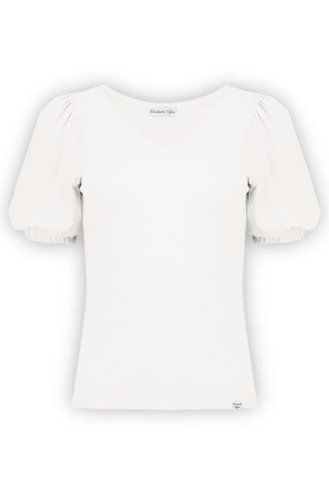 VIVA z krótkimi rękawami Star White przód.jpg