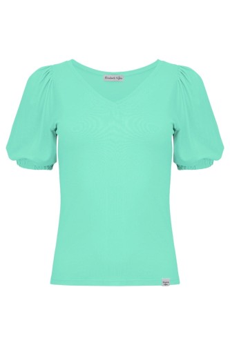 VIVA z krótkimi rękawami Pool Blue przód.jpg