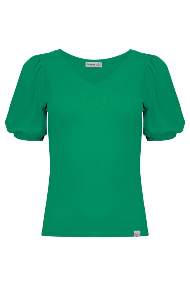 VIVA z krótkimi rękawami Deep Green przód.jpg