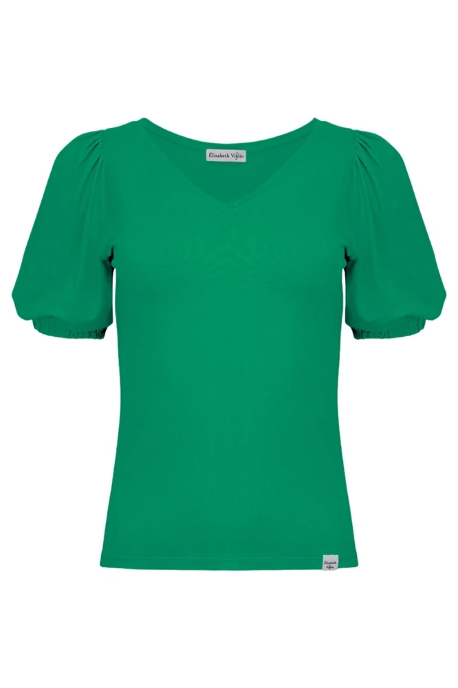 VIVA z krótkimi rękawami Deep Green przód.jpg