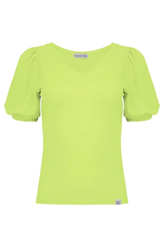 VIVA z krótkimi rękawami Green Glow przód.jpg