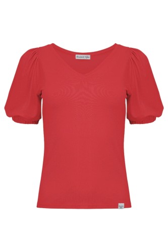 VIVA z krótkimi rękawami Scarlet Sage przód.jpg