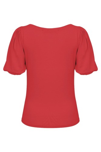 VIVA z krótkimi rękawami Scarlet Sage tył.jpg