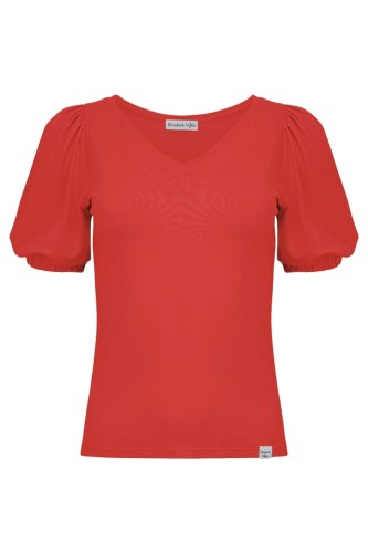 VIVA z krótkimi rękawami Mars Red przód.jpg