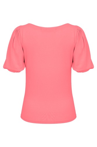 VIVA z krótkimi rękawami Sunkist Coral tył.jpg