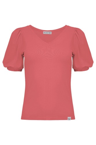 VIVA z krótkimi rękawami Garnet Rose przód.jpg