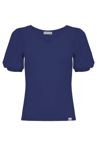 VIVA z krótkimi rękawami Sodalite Blue przód.jpg