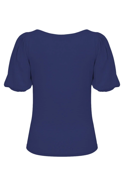 VIVA z krótkimi rękawami Sodalite Blue tył.jpg