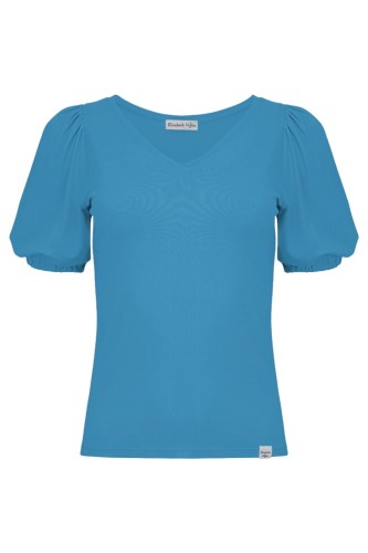 VIVA z krótkimi rękawami Vivid Blue przód.jpg