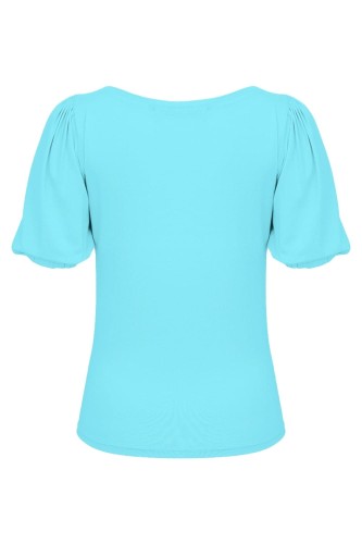 VIVA z krótkimi rękawami Bachelor Button tył.jpg