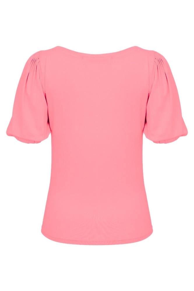 VIVA z krótkimi rękawami Geranium Pink tył.jpg