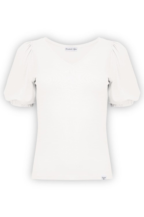 VIVA z krótkimi rękawami Star White przód.jpg