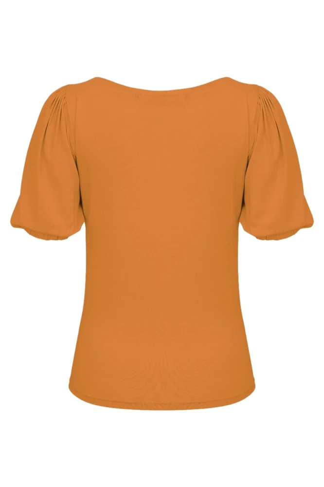 VIVA z krótkimi rękawami Golden Ochre tył.jpg