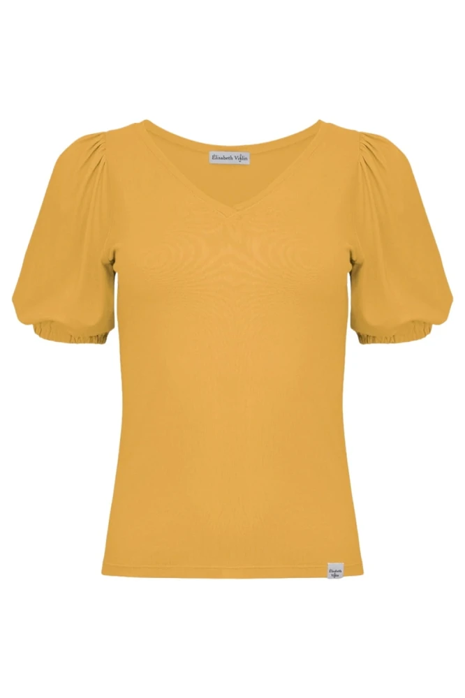 VIVA z krótkimi rękawami Bright Gold przód.jpg