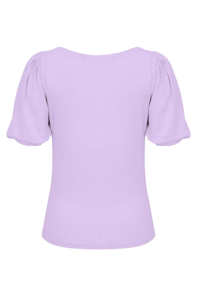 VIVA z krótkimi rękawami Lavender tył.jpg