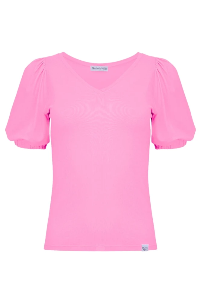 VIVA z krótkimi rękawami Aurora Pink przód.jpg