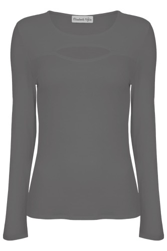 Charcoal Gray FARI z długimi rękawami przód.jpg