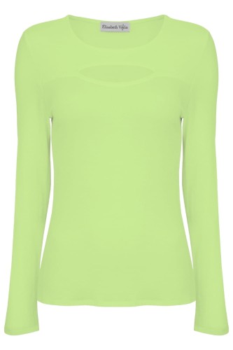 Sap Green FARI z długimi rękawami przód.jpg