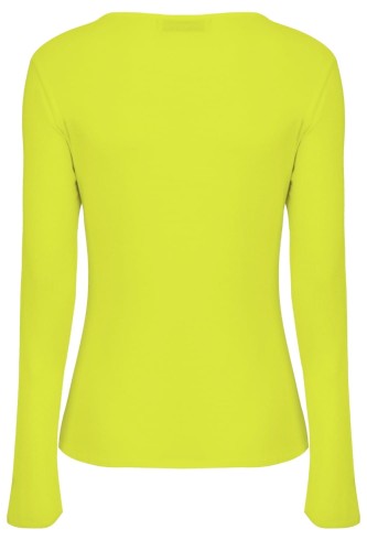 Bright Chartreuse FARI z długimi rękawami tył.jpg