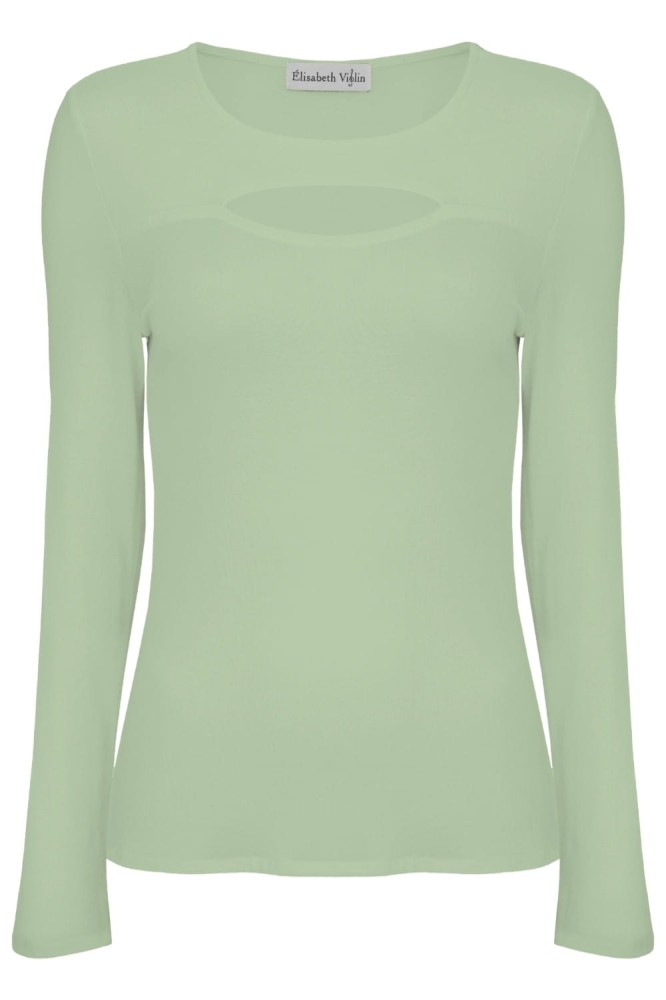 Iceberg Green FARI z długimi rękawami przód.jpg
