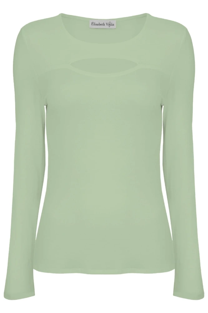 Iceberg Green FARI z długimi rękawami przód.jpg