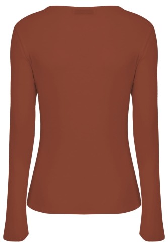 Burnt Henna FARI z długimi rękawami tył.jpg