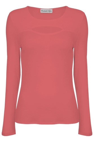 Garnet Rose FARI z długimi rękawami przód.jpg