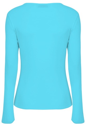 Cyan Blue FARI z długimi rękawami tył.jpg