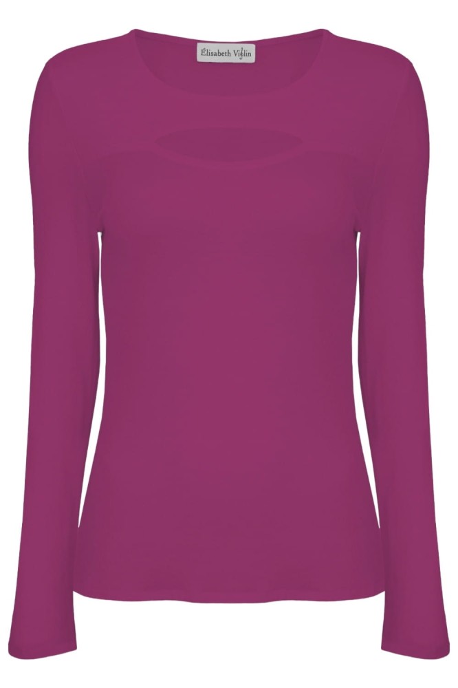 Raspberry Radiance FARI z długimi rękawami przód.jpg