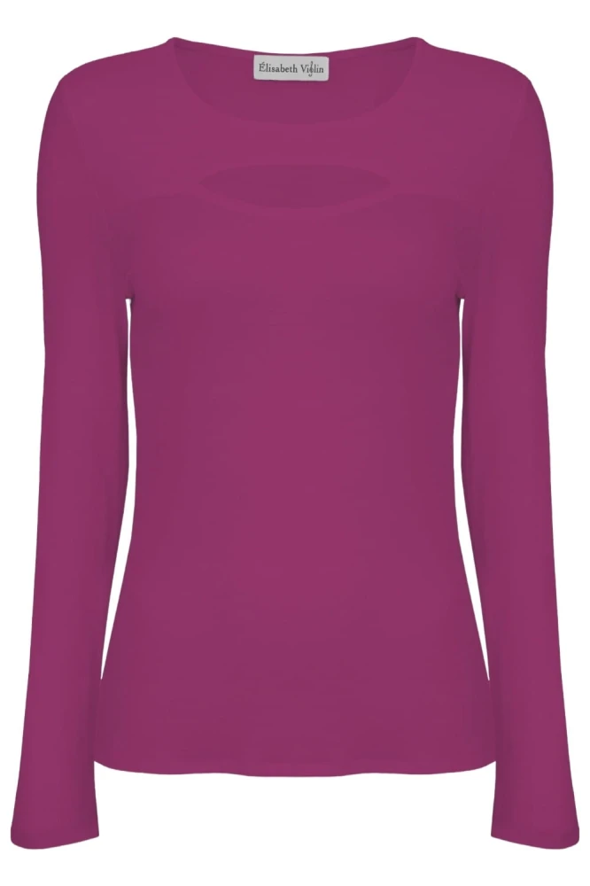 Raspberry Radiance FARI z długimi rękawami przód.jpg