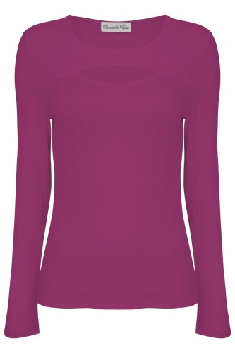 Raspberry Radiance FARI z długimi rękawami przód.jpg